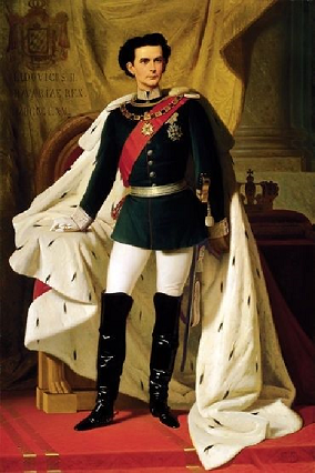 Louis II de Bavire vers 20 ans- par Ferdinand von Piloty